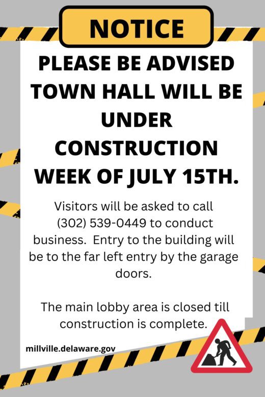 Town Hall Construction Notice