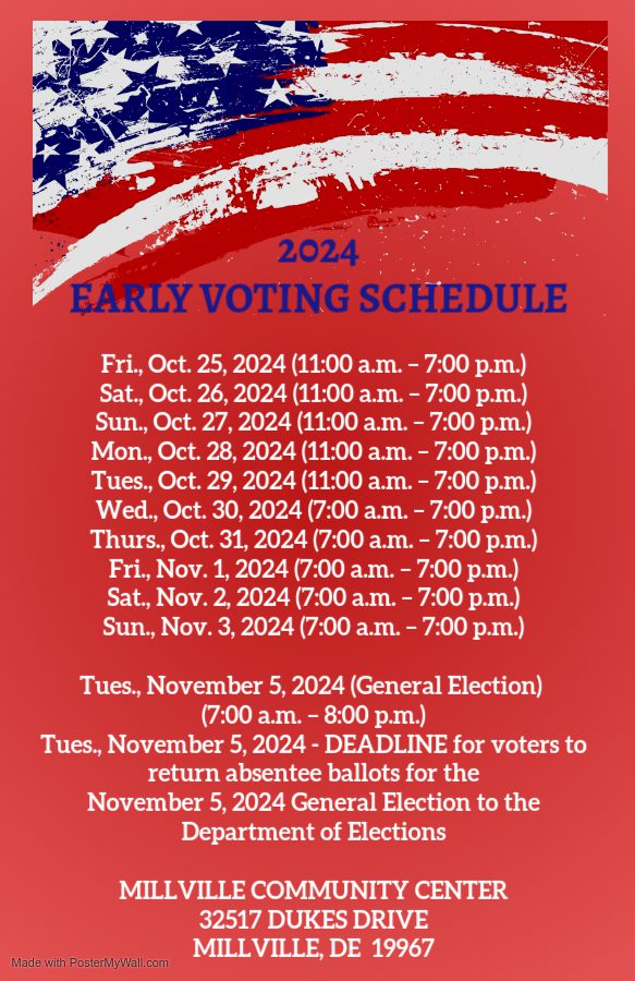 EARLY VOTING SCHEDULE