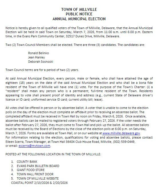 Annual Municipal Election